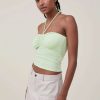 Tanks & Camis * | Cotton On Women Christie Rouched Front Halter Tube