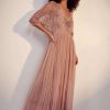 Maxi Dresses * | Tall Bridesmaid Hand Embellished Kimono Maxi