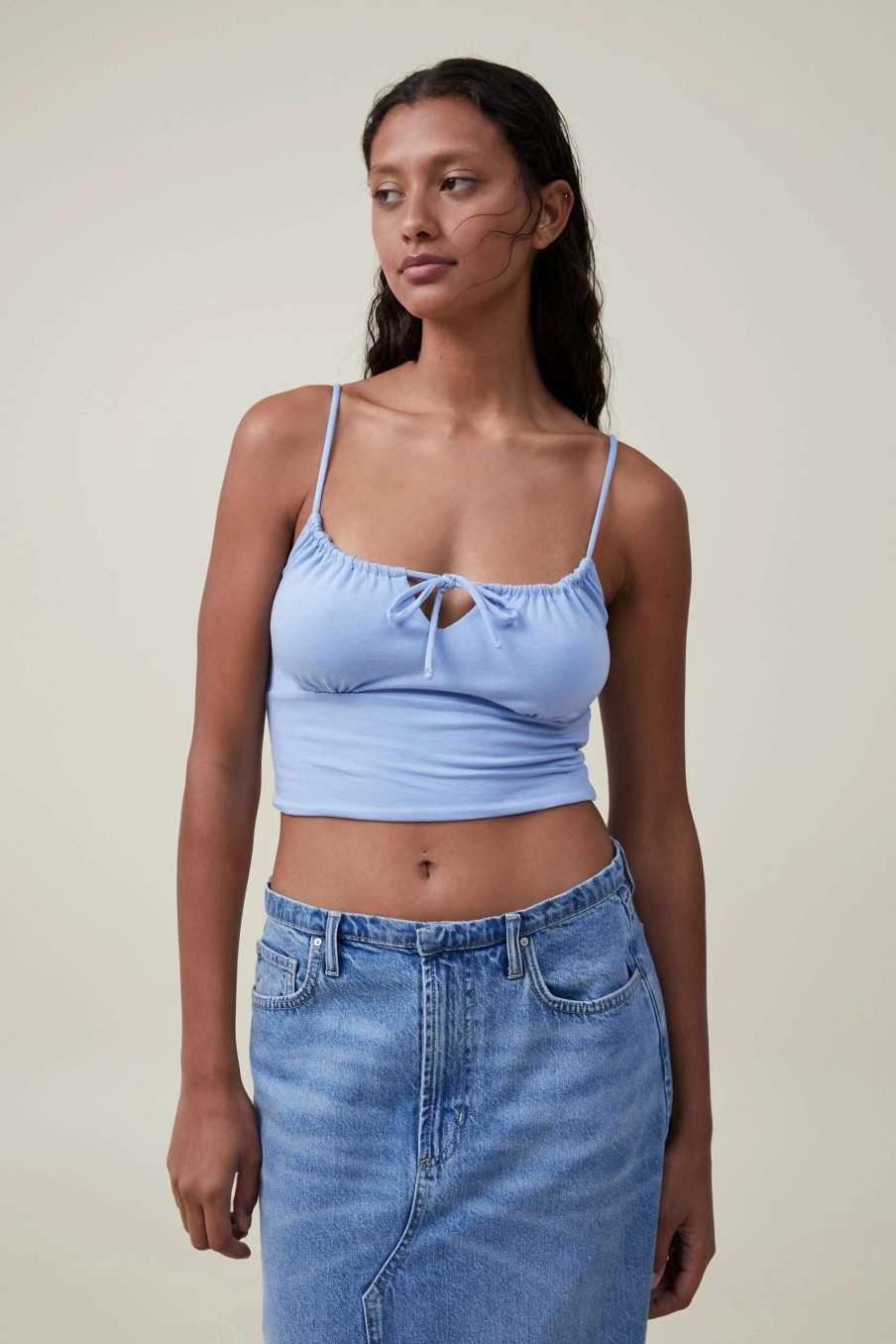 Tanks & Camis * | Cotton On Women Naomi Tie Front Cami