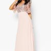 Maxi Dresses * | Bridesmaid Occasion Sequin Bodice Angel Maxi Dress