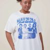 Graphic T-Shirts * | Cotton On Women The Oversized Graphic License Tee