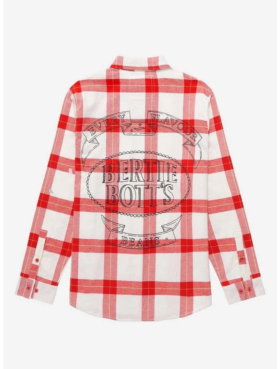 Button-Up Tops * | Cakeworthy Harry Potter Bertie Bott'S Every Flavour Beans Women'S Flannel Boxlunch Exclusive