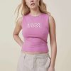 Graphic T-Shirts * | Cotton On Women 90 S Crop Graphic Tank