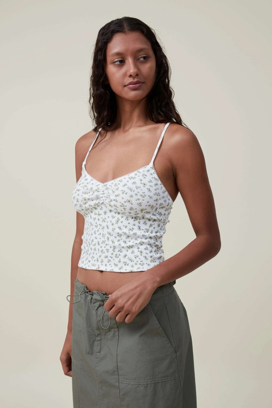 Tanks & Camis * | Cotton On Women Claudia Pointelle Cami