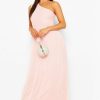 Maxi Dresses * | Petite Occasion One Shoulder Maxi Dress