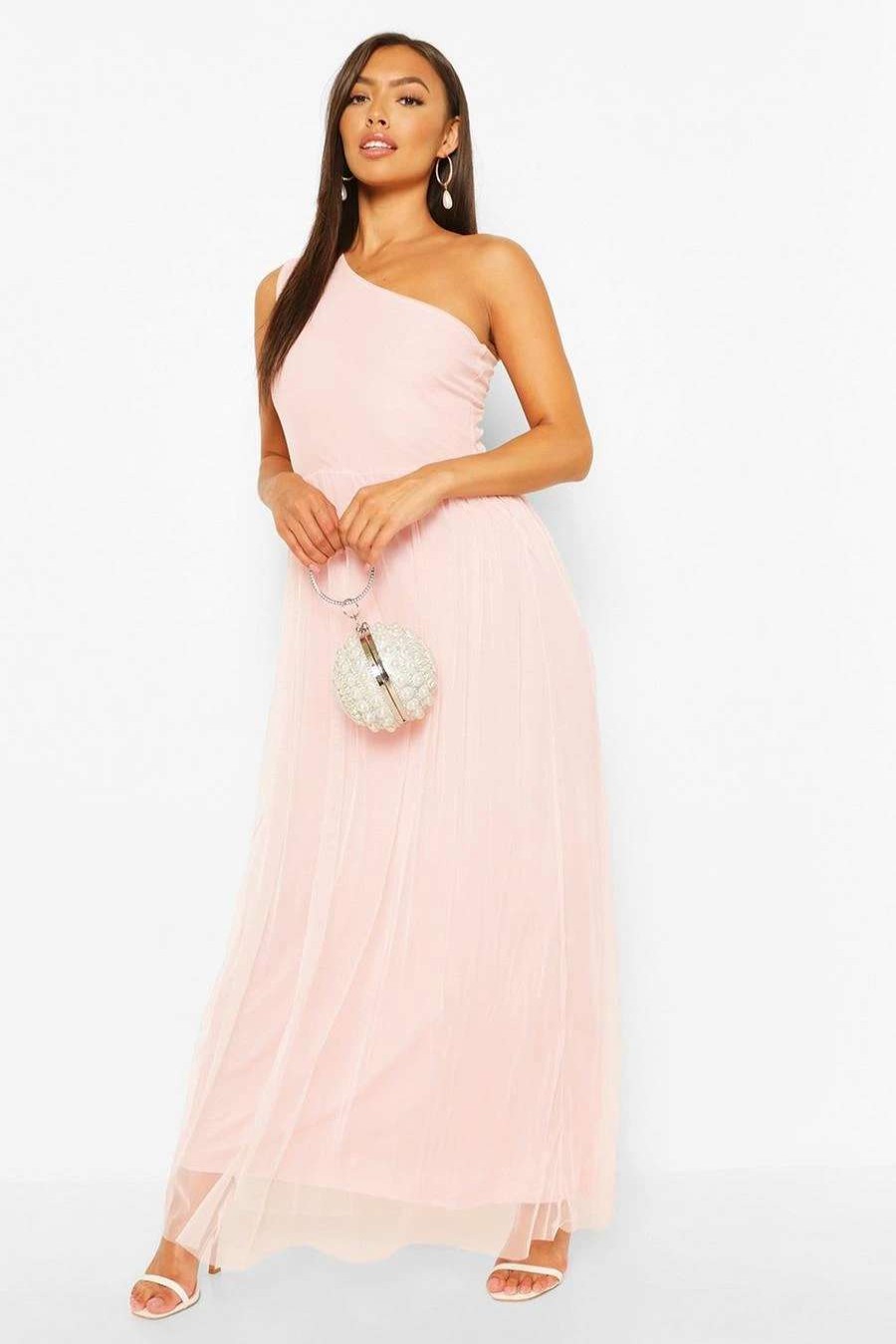 Maxi Dresses * | Petite Occasion One Shoulder Maxi Dress