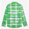 Button-Up Tops * | Boxlunch Cakeworthy Disney The Princess And The Frog Fairy Tales Come True Flannel