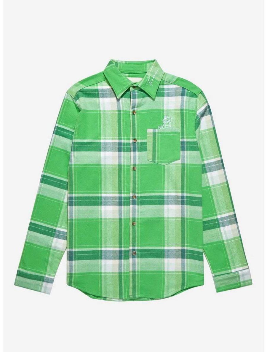 Button-Up Tops * | Boxlunch Cakeworthy Disney The Princess And The Frog Fairy Tales Come True Flannel