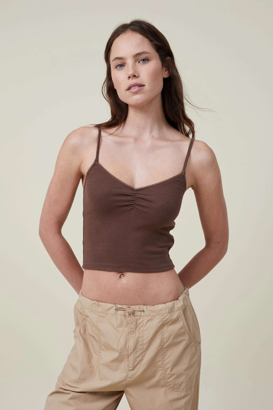 Tanks & Camis * | Cotton On Women Claudia Pointelle Cami