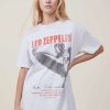 Graphic T-Shirts * | Cotton On Women The Oversized Graphic License Tee