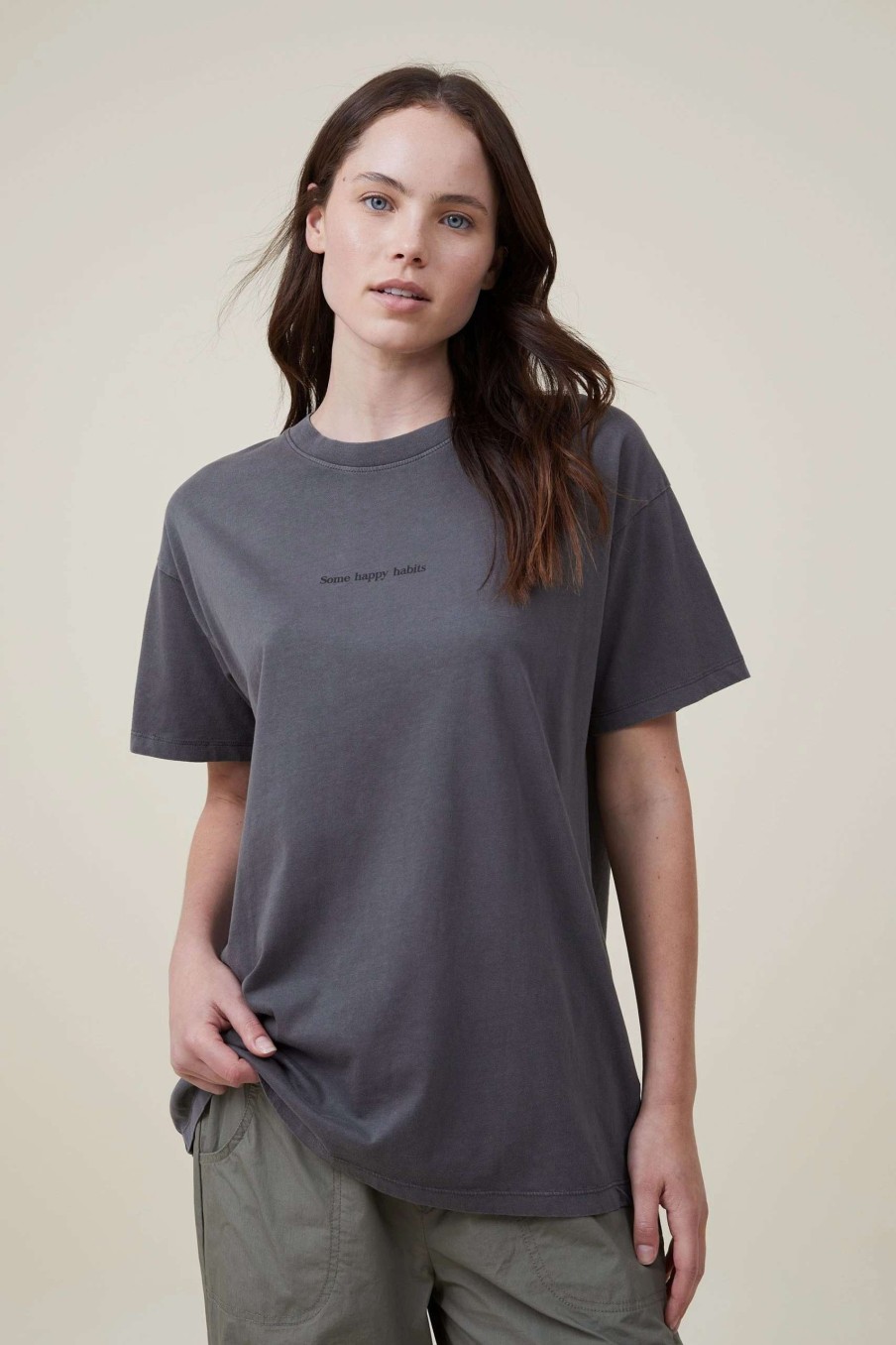 Graphic T-Shirts * | Cotton On Women The Oversized Graphic Tee