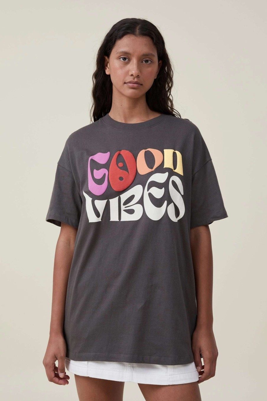 Graphic T-Shirts * | Cotton On Women The Oversized Graphic Tee