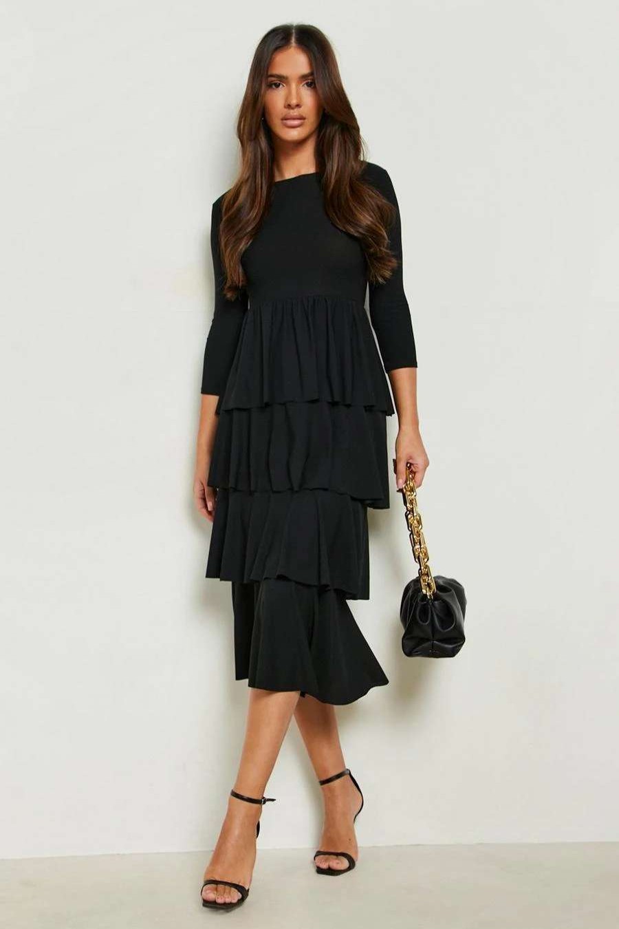 Maxi Dresses * | Tiered Ruffle Midaxi Dress