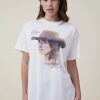 Graphic T-Shirts * | Cotton On Women The Oversized Graphic License Tee