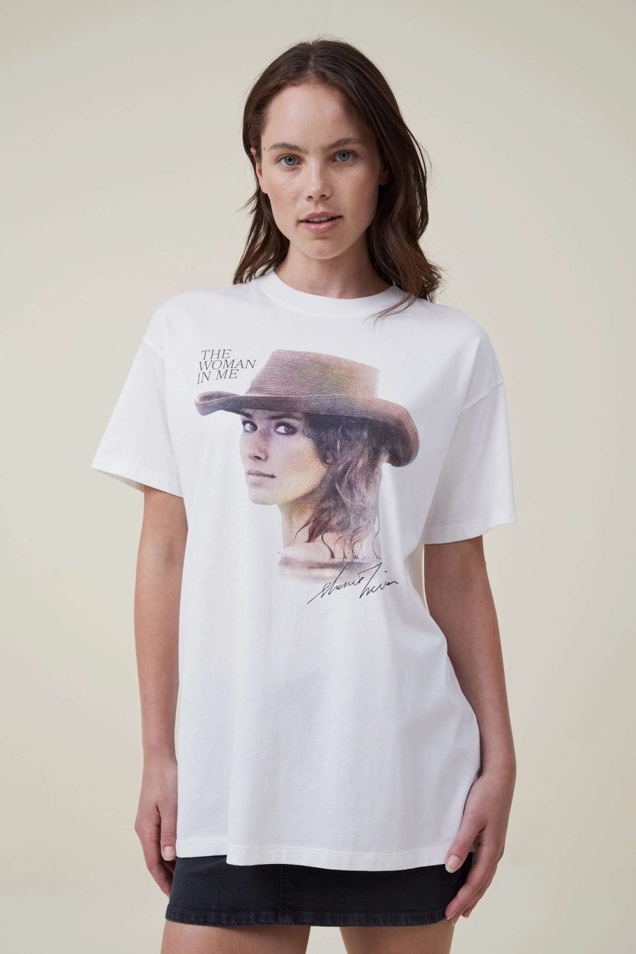 Graphic T-Shirts * | Cotton On Women The Oversized Graphic License Tee