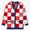 Cardigans * | Marvel Spider-Man Floral Checkered Women'S Cardigan Boxlunch Exclusive