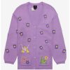 Cardigans * | Disney Tangled Rapunzel & Pascal Floating Lanterns Women'S Cardigan Boxlunch Exclusive