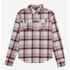 Button-Up Tops * | Studio Ghibli Princess Mononoke San Flannel Boxlunch Exclusive