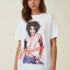 Graphic T-Shirts * | Cotton On Women The Oversized Graphic License Tee