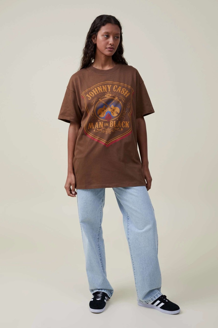 Graphic T-Shirts * | Cotton On Women The Oversized Graphic License Tee