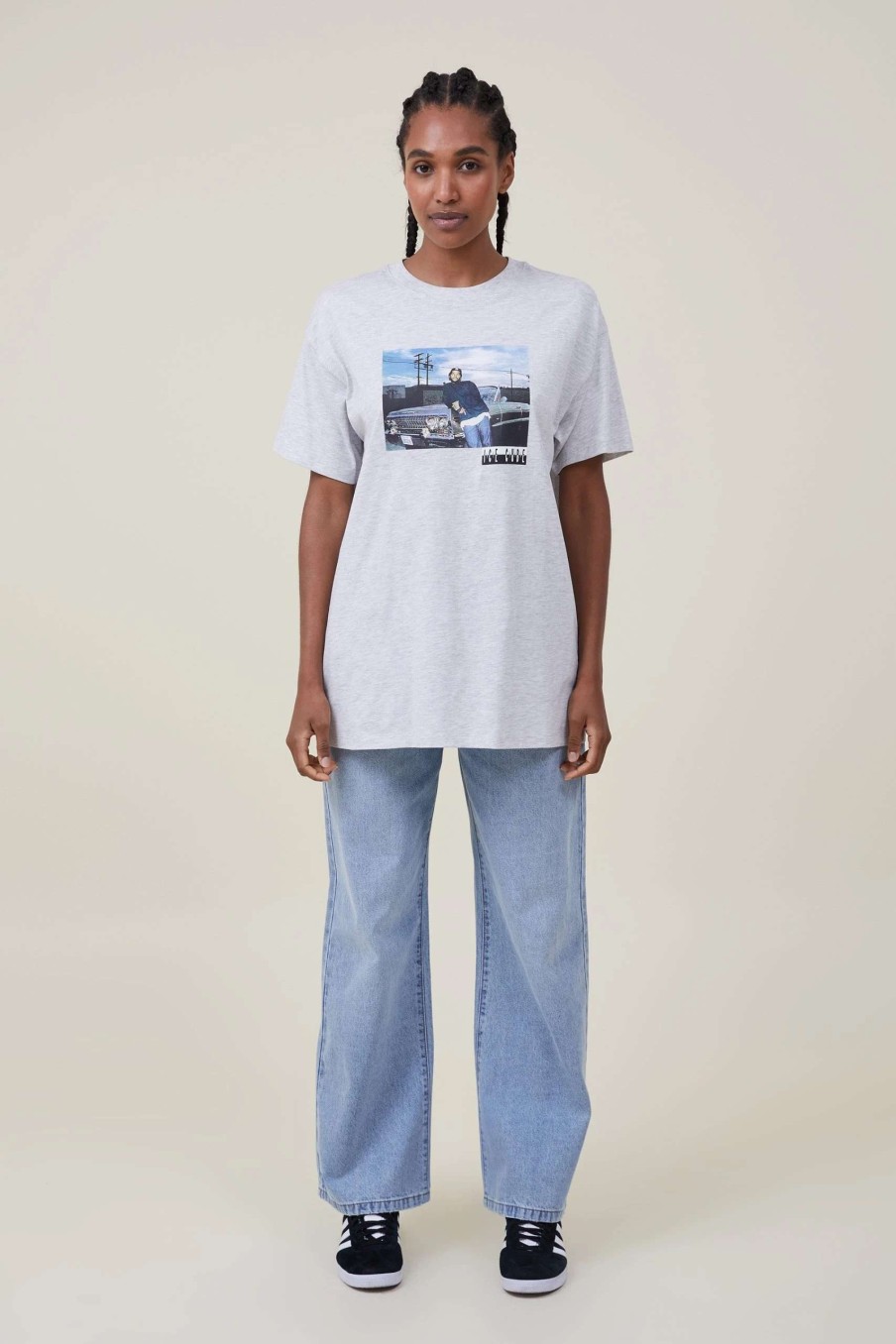 Graphic T-Shirts * | Cotton On Women The Oversized Graphic License Tee