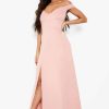 Maxi Dresses * | Sweetheart Off Shoulder Bodycon Maxi Dress