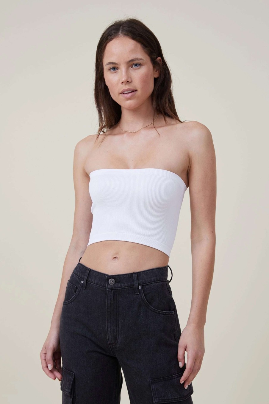 Tanks & Camis * | Cotton On Women Seamless Ellie Tube Top