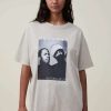 Graphic T-Shirts * | Cotton On Women The Oversized Graphic License Tee