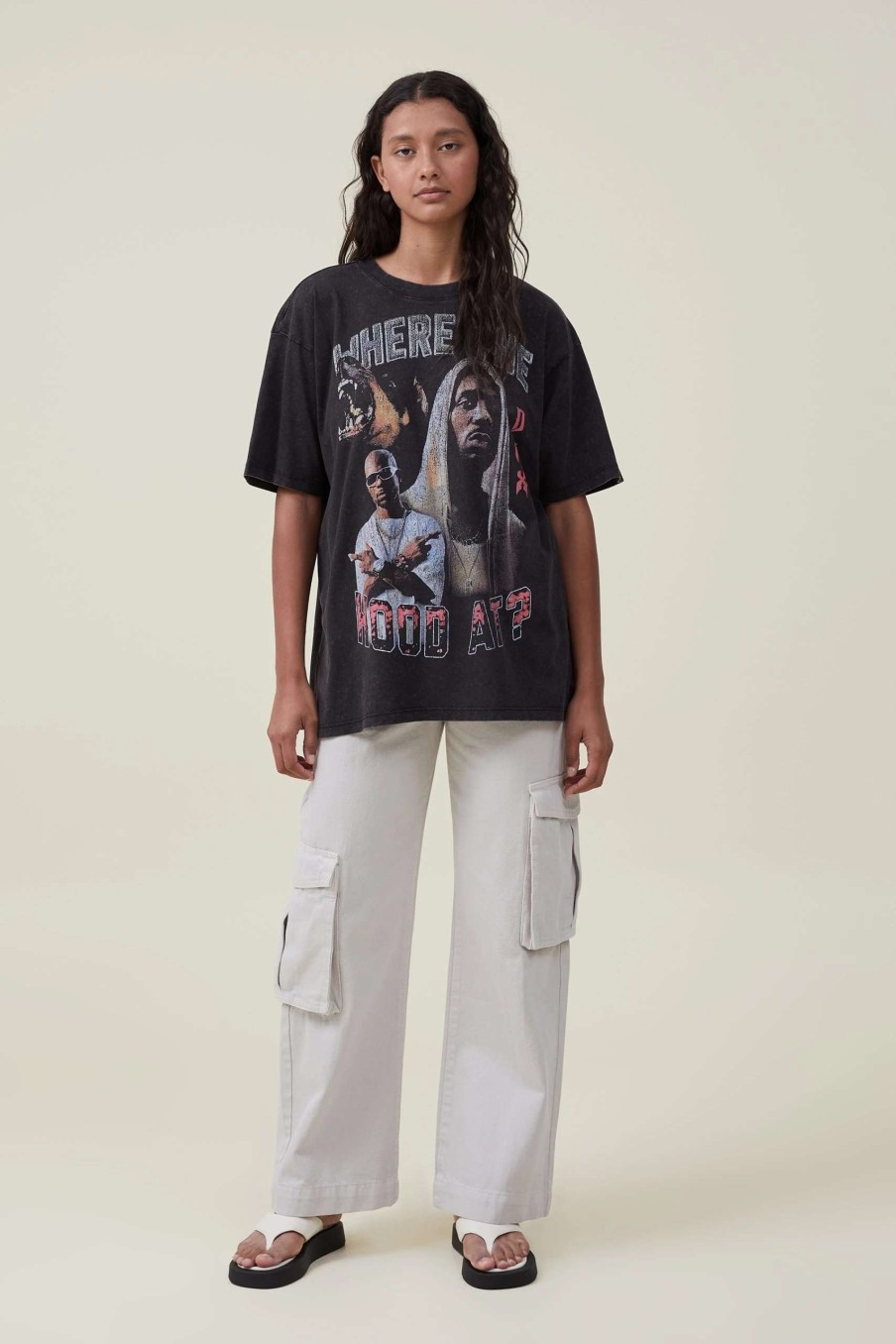 Graphic T-Shirts * | Cotton On Women Boxy Fit Lcn Graphic Tee