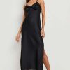 Maxi Dresses * | Satin Strappy Slip Dress