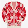 Cardigans * | Dc Comics Harley Quinn Diamond Cardigan Boxlunch Exclusive