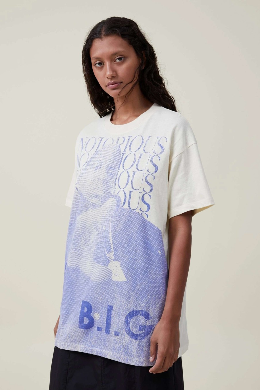 Graphic T-Shirts * | Cotton On Women The Oversized Graphic License Tee